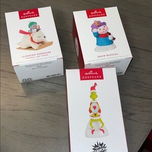 Hallmark Keepsake Christmas Ornament Set